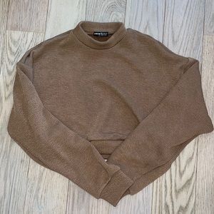 Mock Neck Shein Sweater